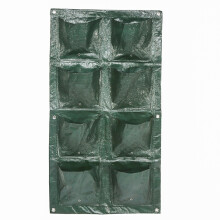 Hanging Planting Bag Multi Pocket Planter Vertical Garden Planter Wall Mount Planter Breathable Grow Bags High Quality Material Separate Planting Pouc