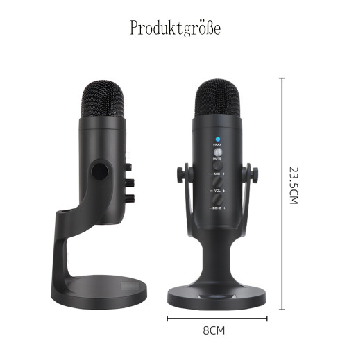 Μικρόφωνο USB υψηλής ευκρίνειας, τεχνολογία μείωσης θορύβου, παρακολούθηση 1