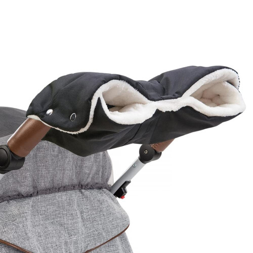 Θερμαντικά χεριών Berber Fleece, αξεσουάρ χειμερινού καροτσιού για ακραίο κρύο, καφέ