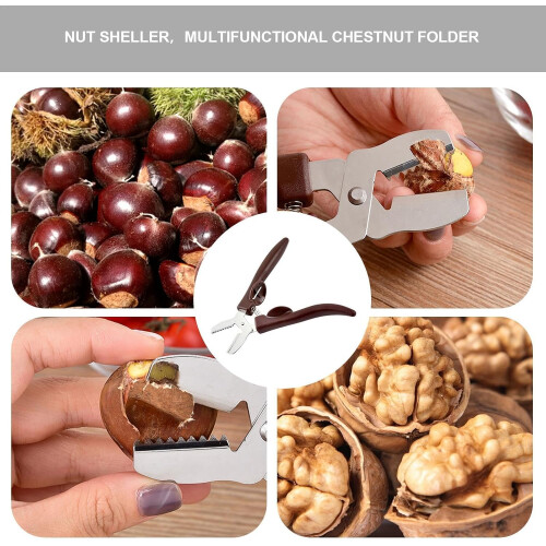 Chestnut Cracker Tool Precise Scoring And Peeling Handheld Chestnut Cutter Compact Nut Opener Kitchen Nutcracker 1