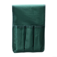 Small Folding Garden Kneeler Seat with Oxford Fabric Tool Pouch for Gardening Tasks