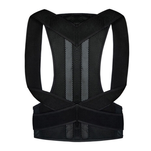 Posture Corrector Back Brace for Scoliosis, Support, Adjustable, Black 2
