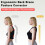 Posture Corrector Back Brace for Scoliosis, Support, Adjustable, Black 2