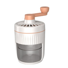 Manual Ice Crusher with Easy Hand Crank for Effortless Ice Shaving and Cocktails at Home