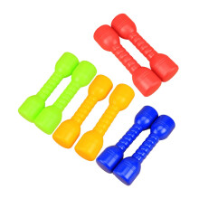 Kids Dumbbells Set 8pcs Lightweight Ergonomic Grip Safe ABS Colorful Preschool Exercise Weights