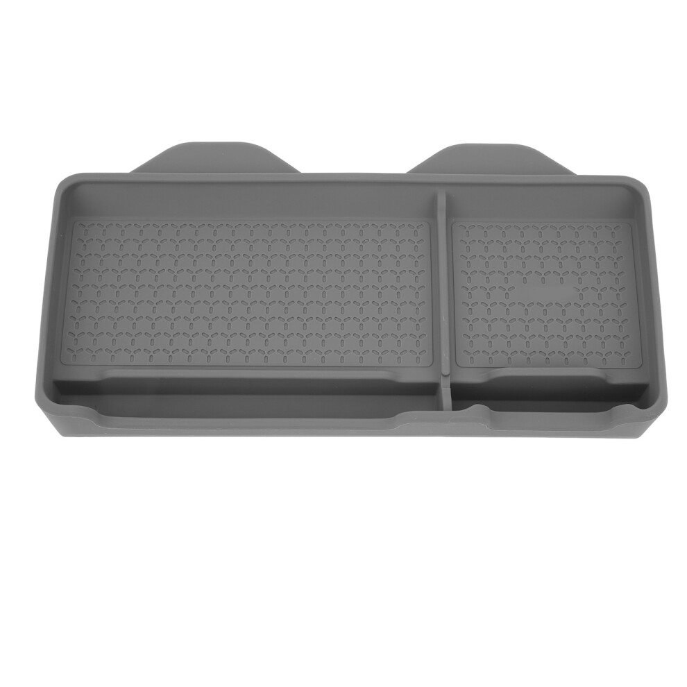 Multifunctional Silicone Car Dashboard Storage Case For Tesla Models 3 & Y Gray 3581376395176