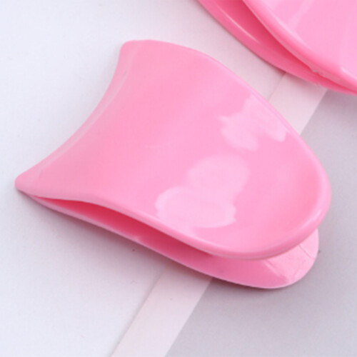 Lightweight Pink Plastic False Eyelash Applicator Tool, 6x3.5cm 2