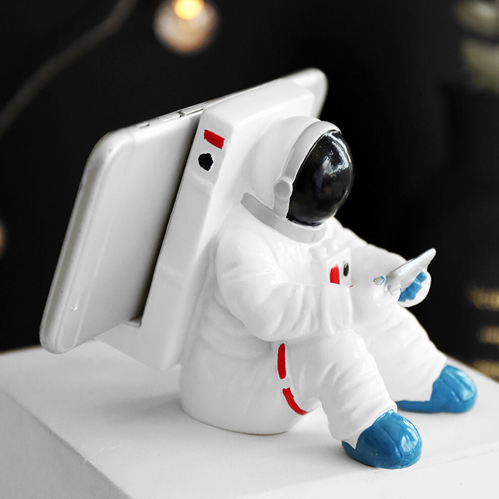 Resin Astronaut Phone Holder 10X7x9.6cm Secure Support For Phone Tablet 8401376334133