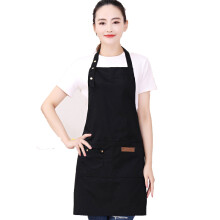 Verstellbare Latzschürze, wasserdichte Kochschürze aus Canvas mit großer Tasche für mehr Komfort, Unisex-Kochschürze für Küche und Haushalt