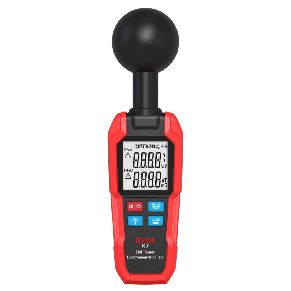 Emf Meter K7 Handheld Electric Field And Magnetic Field Detector Electromagnetic Radiation Tester Rf Detect Meter 9426802447507