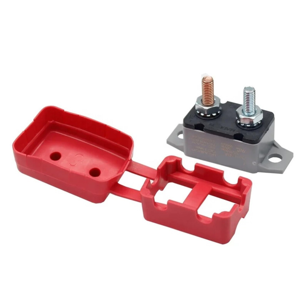 30A 12V Dc Automatic Reset Circuit Breaker Waterproof Dual Battery Protection With Cover For Marine Rv 9199774624596