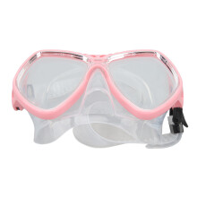 Kinder- und Erwachsenentauchbrille Silikon Anti-Beschlag Klare Sicht Pink
