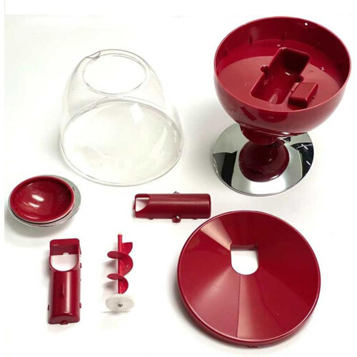 Automatic Candy Dispenser with Motion Sensor and Sealed Storage for Nuts, Gum and Snacks, Red 2