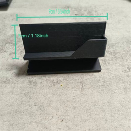 Desktop-Karten-Organizer aus Kunststoff mit Telefonständer, 2