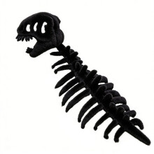 Atmungsaktive Dino-Kopfbedeckung mit-Schwarzes Kindermodell