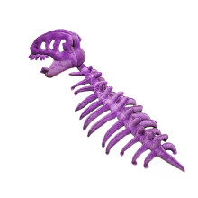 Dino-Skelett-Mützen zum Schutz vor-Lila Erwachsenenversion