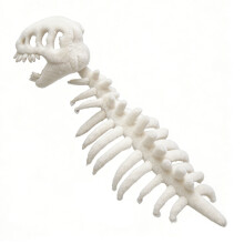 Unterhaltsame Dino-Kopfbedeckung, weiches-Weißes Kindermodell