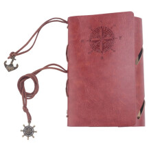 Retro Personality Notebooks Journal Notepads Ring Binder Diary Notebook Light brown S