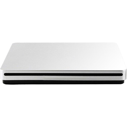 External DVD Drive USB CD/DVD Burner Speed Disc Burning for Laptop and Mac Silver 1