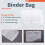 20Pcs A5 6 Ring Binder Pockets 3 Types Envelope,Zipper Closurek Bill Pouch for  Organizer Clipbook 6