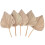 Folhas de Palmeira Secas para DecoraçãO de Quarto 5 PeçAs - 18 Polegadas H X 10 Polegadas W  DecoraçãO Natural em Folha de Palmeira para um 1