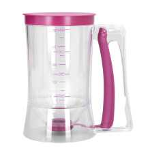 BPA Pancake Batter Dispenser with Wide Opening, Trigger Handle and Measuring Scale for Easy Baking