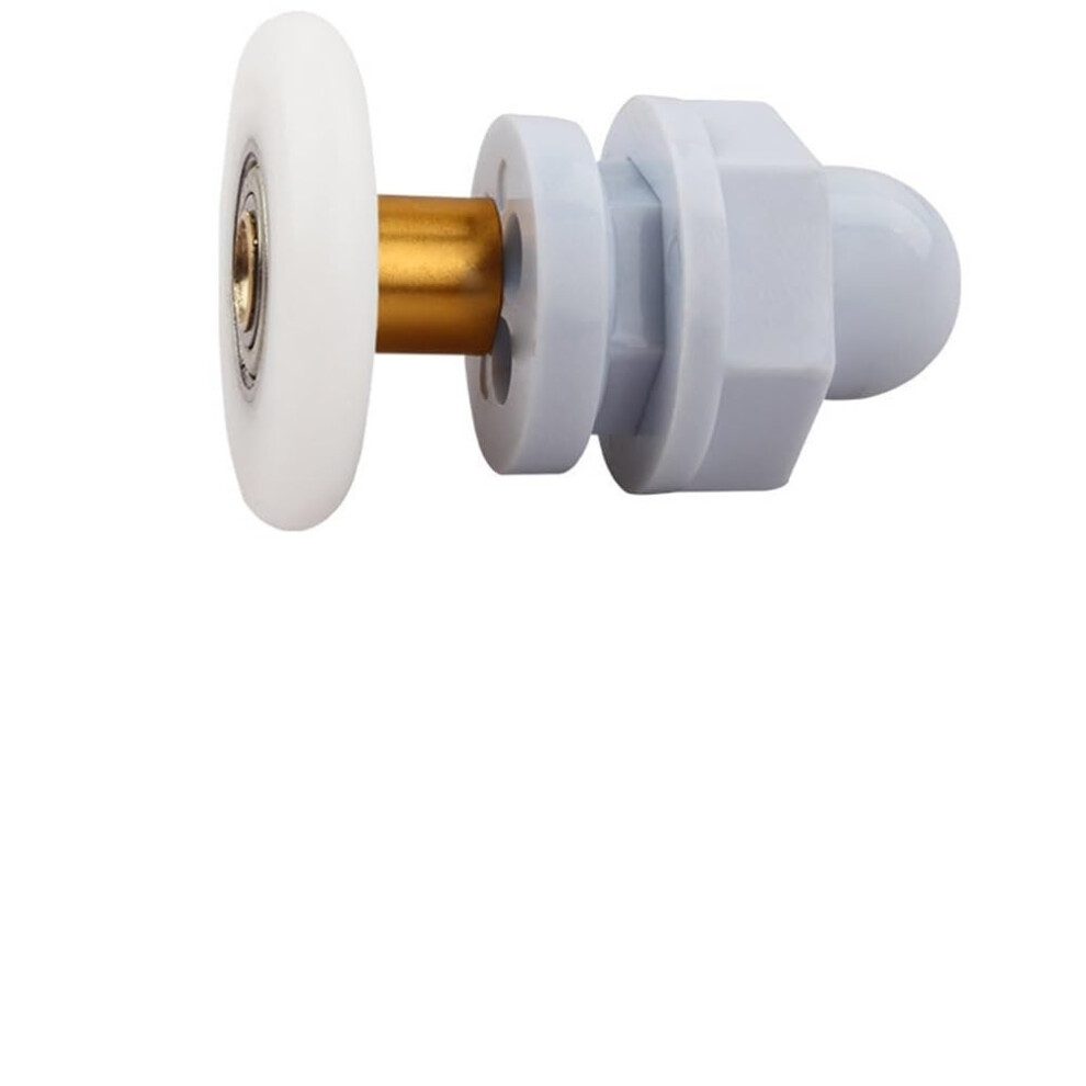 Shower Door Rollers 4 Pcs 19/23/25/27/29 Mm Sliding Glass Door Wheels Compatible With Arc Bathroom Tracks (Color: 27Mm) 9426802448535