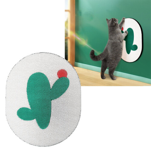 Multipurpose Cartoon Cactus Cat Scratch Board Corrugated Paper Durable Indoor