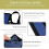 Hen Saddle for Chickens Poultry Saver Jacket Poultry Vest Adjustable Straps Blue Chicken Protector 5