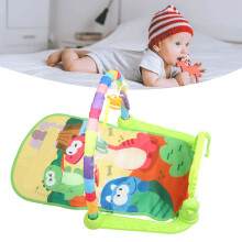 Tapis de Piano pour Bébé avec Kick, pour Infants et Tout-Petits, Motif Parc de Dinosaurs, Tapis d'Activités Musicales