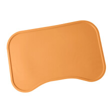 Tappetino in silicone impermeabile antiscivolo giallo per cani e gatti