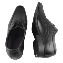 Herren PU-Leder formelle Schuhe Schwarz Größe 46, 280mm Fußlänge