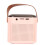 Mini Bluetooth Karaoke Machine Pink with 2 Wireless Mic & RGB Light 9