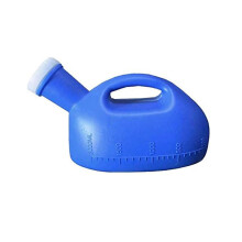 Male Urinary 2000ML Portable Men's Pee Bottle Plastic Urine Bottle For Travel Toilet Camping Outdoor Blue