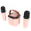 Mini tragbare Karaoke-Maschine Pink mit Bluetooth 5.3 & 2 Mikrofonen 14