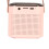 Mini Bluetooth Karaoke Machine Pink with 2 Wireless Mic & RGB Light 8