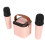 Mini Bluetooth Karaoke Machine Pink with 2 Wireless Mic & RGB Light 12