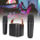 Stereo Portable Karaoke System with RGB Light Bluetooth 2 Wireless Mics Black 15
