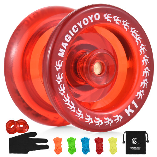 Unresponsive Yo-Yo for Kids Includes 5 Strings Glove & Bag 2