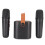 Stereo Portable Karaoke System with RGB Light Bluetooth 2 Wireless Mics Black 16