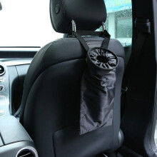 Car Trash Bag with Durable Oxford Cloth, Foldable Hanging Car Garbage Can Organizer, Washable
