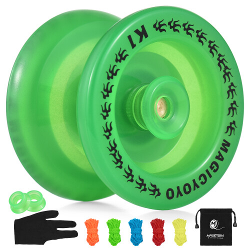 Kids Yo-Yo Ball with Unresponsive Design 5 Replacement Strings & Storage Pouch 2