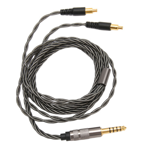 Frequency Transition HiFi Cable Tangle Free Upgrade Balanced Devices Detachable Plug Design Soft Braided Cable Compatibility Options Gold Plated Plug 2