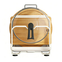 Modern Kitchen Holder For Organizing Pot Lid And-Milky white L