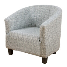 Club Chair Slipcover: Living Room Decorative Design, Comprehensive Protection, Easy Care, Quick Install, Stretch Fabric Furniture Protector