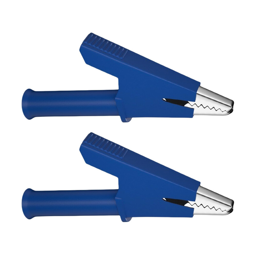 10Mm Open Test Clip With 4Mm Sockets For Precise Electrical Testing And Stable Connection Blue 9189345226823