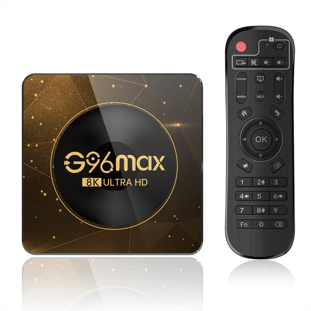 Android Tv Box Android 13.0 Rk3258 Quadcore, 4Gb Ram 64Gb Rom, 1080P/4K, 2.4G/5G Wifi, Hdr10, Bt 5.0, 100M Ethernet 9426802454116