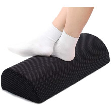 Ergonomic Memory Foam Foot Rest, Semi-Circular Design for Ankle Exercises, Correct Sitting Posture for Healthy Alignment, Non-Slip Base for Stability