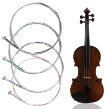 Professional Violin Ensemble, Spruce Maple Body for Mellow Tones, Unique Natural Texture with Hard Case Included for Safekeeping