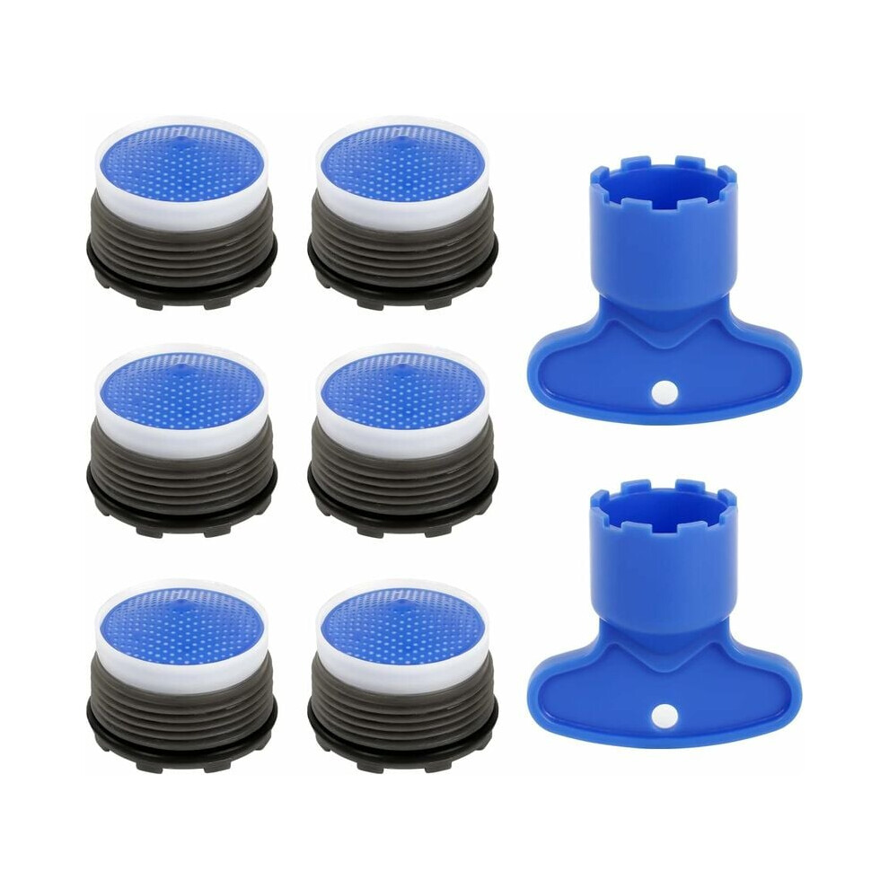 Faucet Aerator Keys, High-Quality Multi-Sizes Aerator Removal Wrench For Cache Faucet Aerators, Easy Installation Water Saving Flow Restrictor Set, Du 9468298651464